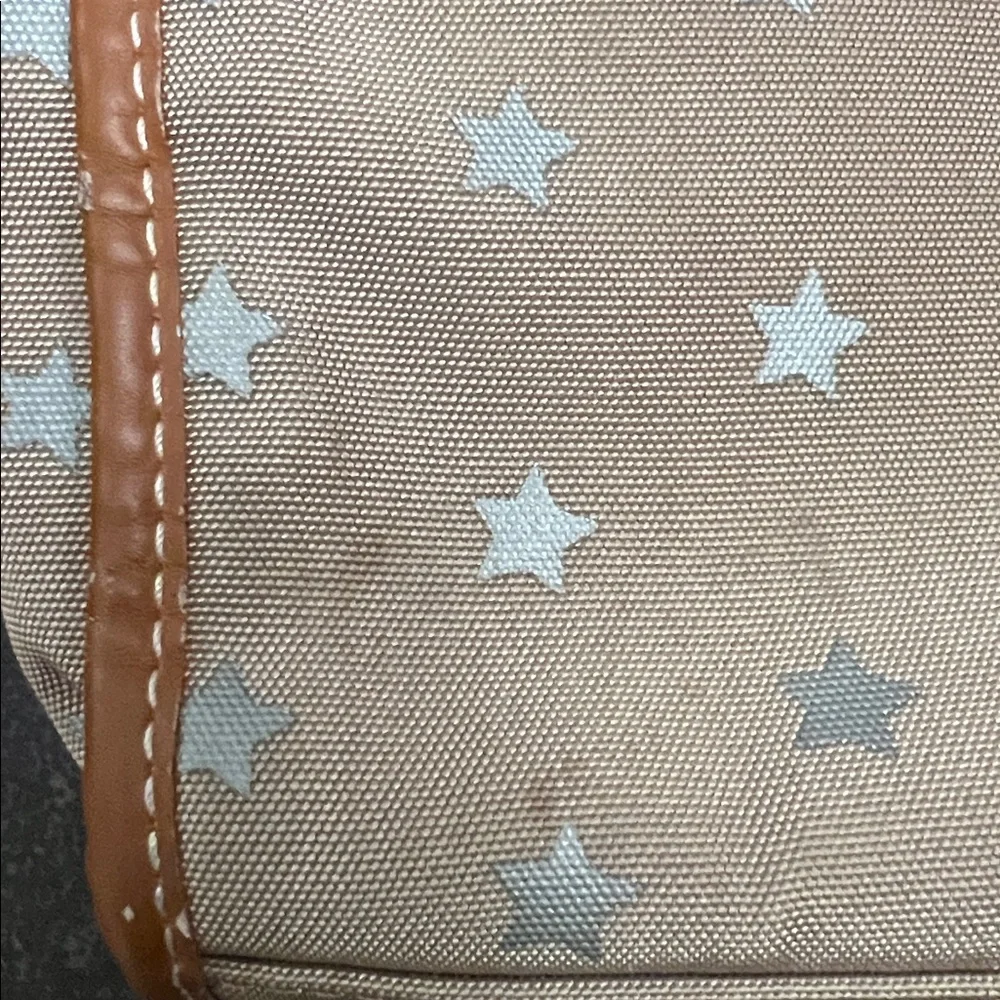 Fossil Tan Star-Patterned Bag - Picture 12 of 14